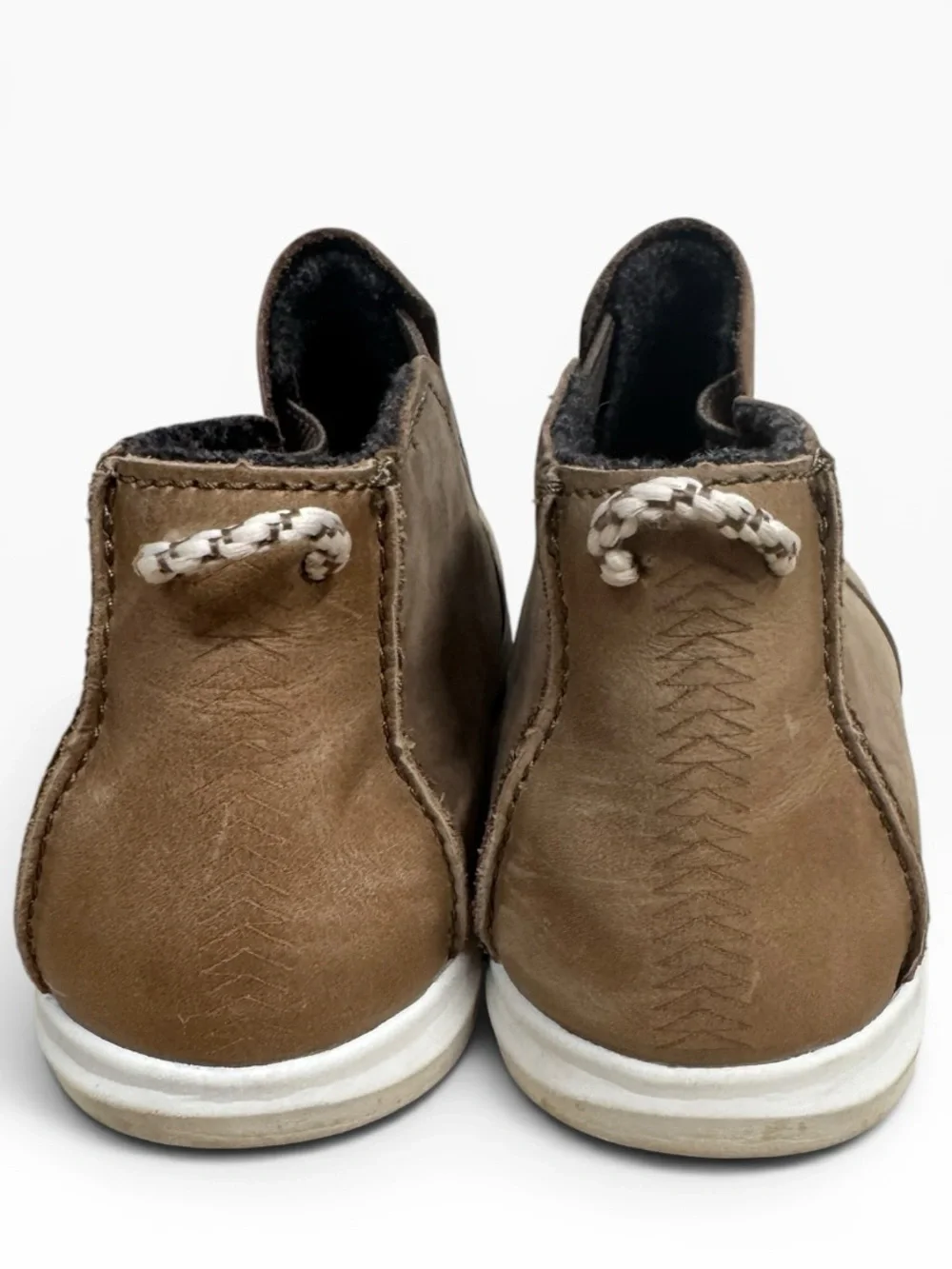 OluKai Hawai‘iloa Manu Hope Nubuck Ankle Boots Taupe Brown Women’s Size US 7
